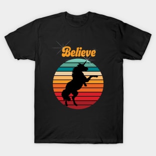 Unicorn. Believe. T-Shirt